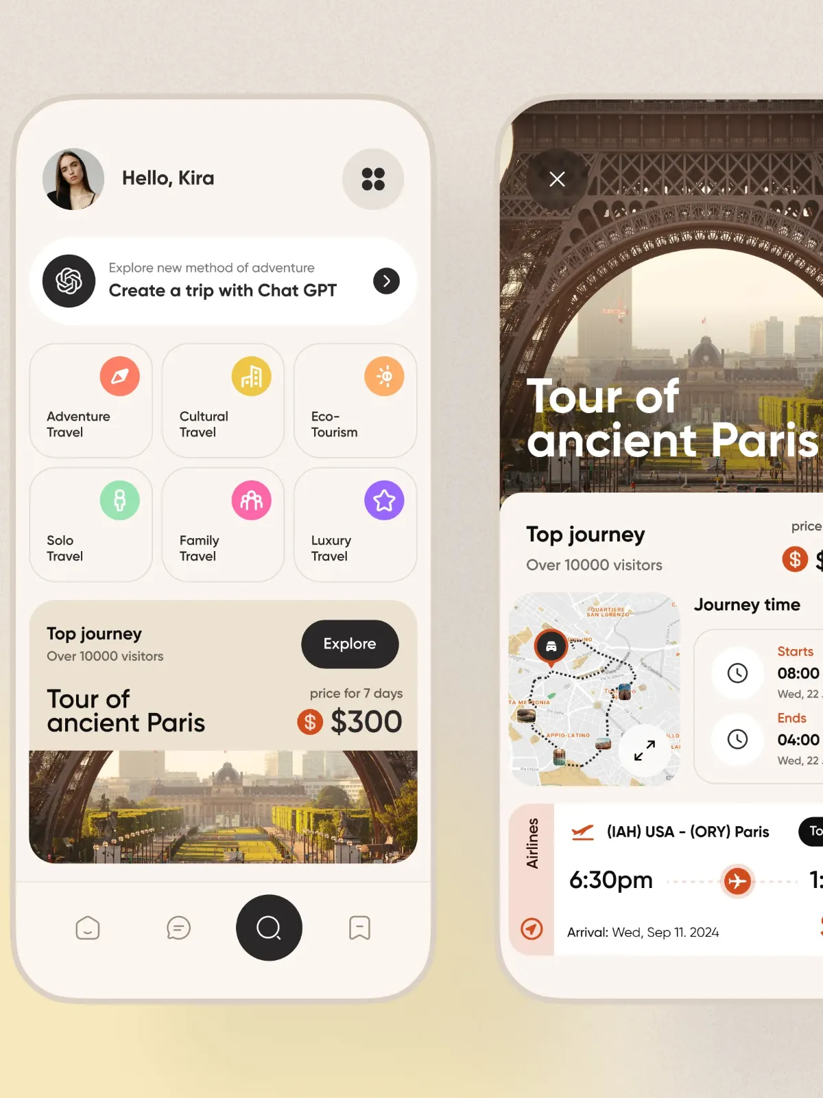 Store app screens